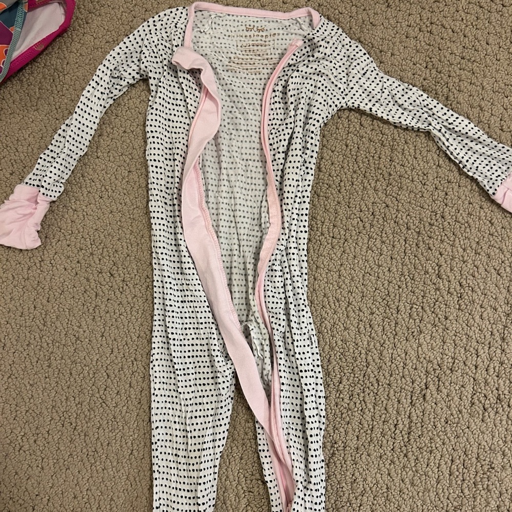 Little Sleepies zip Up jammies